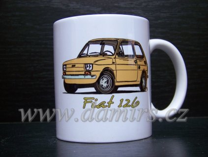 Hrnek s motivem Fiat 126
