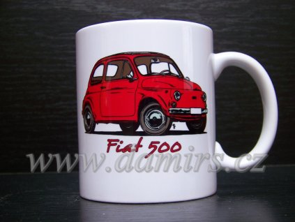 Hrnek s motivem Fiat 500