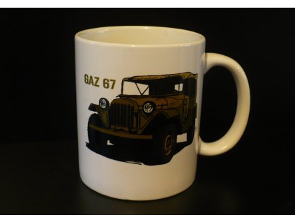 Hrnek s motivem Gaz 67 Čapájev