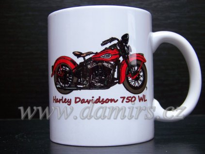 hrnek s motivem Harley Davidson 750 wl