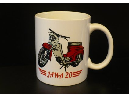 Hrnek s motivem Jawa 20