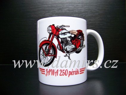 Hrnek s motivem Jawa 250 Pérák