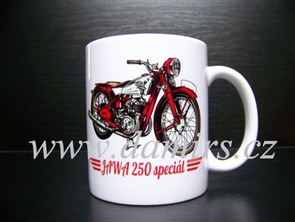 Hrnek s motivem Jawa 250 Speciál