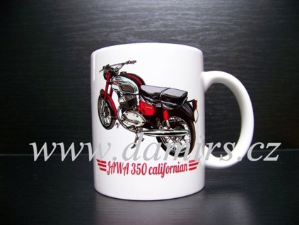 Hrnek s motivem Jawa 350 Californian