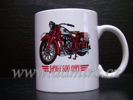hrnek s motivem Jawa 500 OHV rumpál