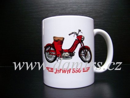 Hrnek s motivem Jawa 550