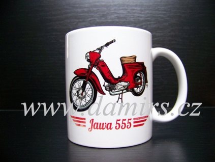 Hrnek s motivem Jawa 555