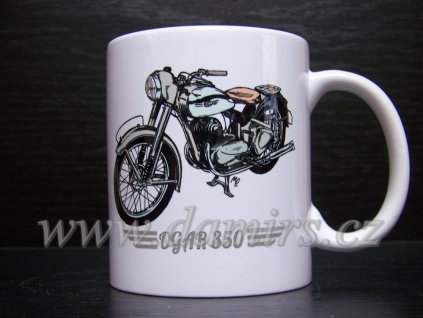hrnek s motivem Jawa Ogar 350