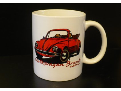 Hrnek s motivem Volkswagen Brouk cabrio