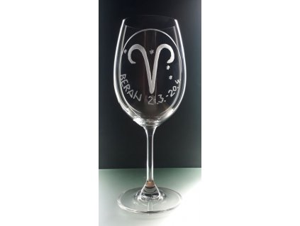 sklenka na víno symbol beran
