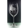 sklenka na víno býk