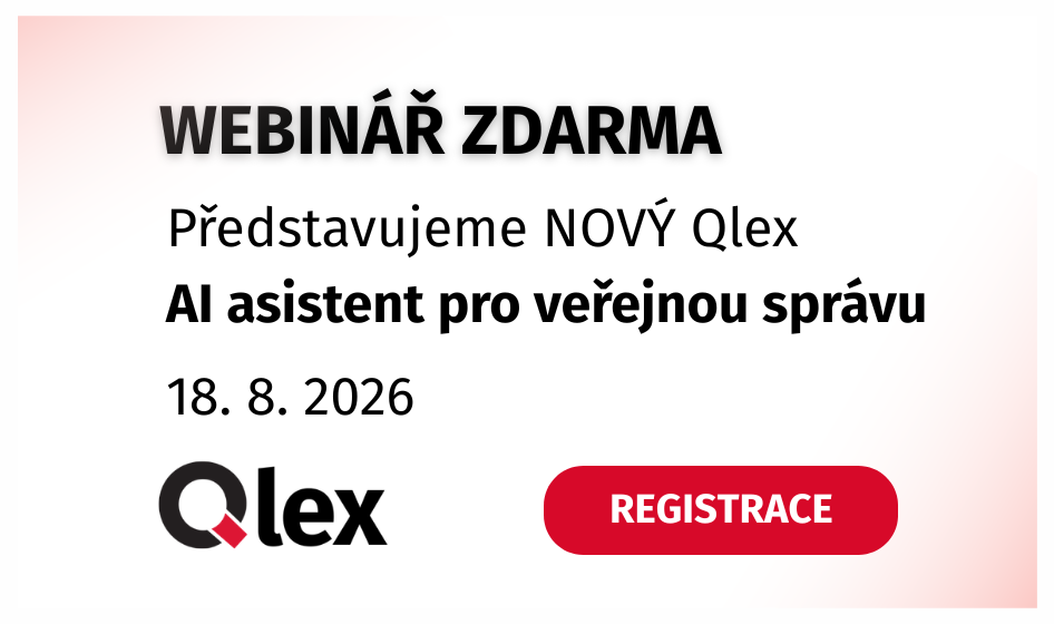 Představujeme Qlex - AI asistenta pro veřejnou správu – webinář ZDARMA