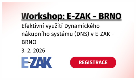 Workshop: Efektivní využití Dynamického nákupního systému (DNS) v E-ZAK - BRNO