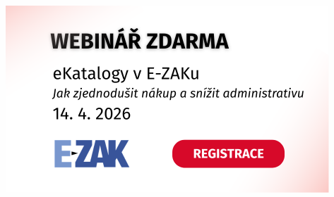 Webinář ZDARMA eKatalogy v E-ZAKu