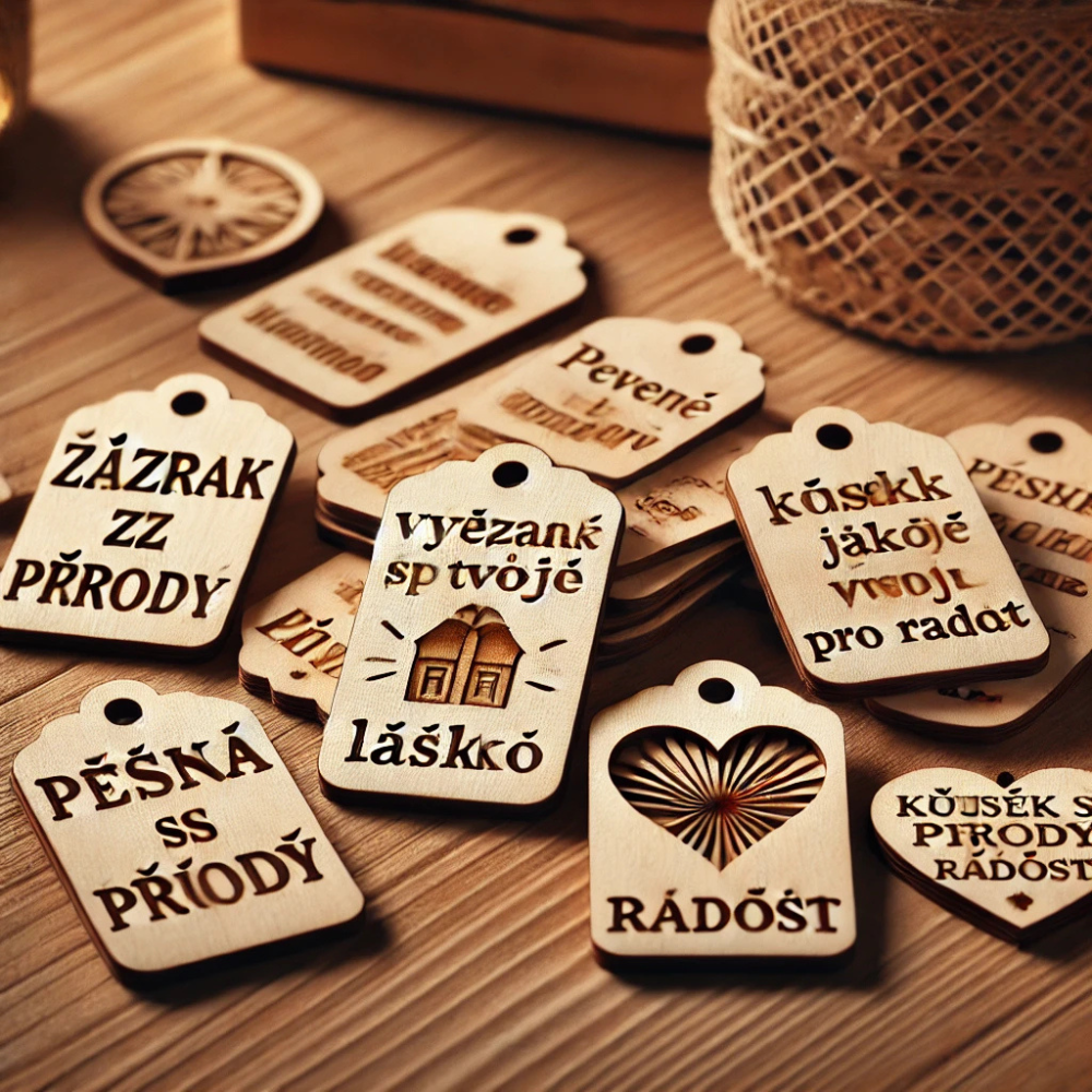 Popisek na dárky Visačka na dárky