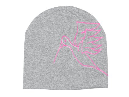 cepice svetle seda ruzovy kolibrik milujemekameny cz