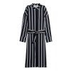 womens shirt dress dark bluewhite striped hm whiteblue d 002