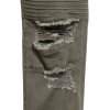 mens biker jeans dark khaki green hm green jeans 2