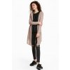 womens hooded cardigan taupe hm grey knitwear