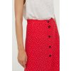 womens crc3aaped skirt redwhite dotted hm whitered skirts 1