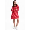 womens patterned dress redfloral hm red dresses