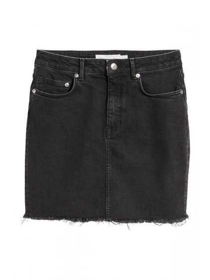 womens denim skirt black denim hm black skirts