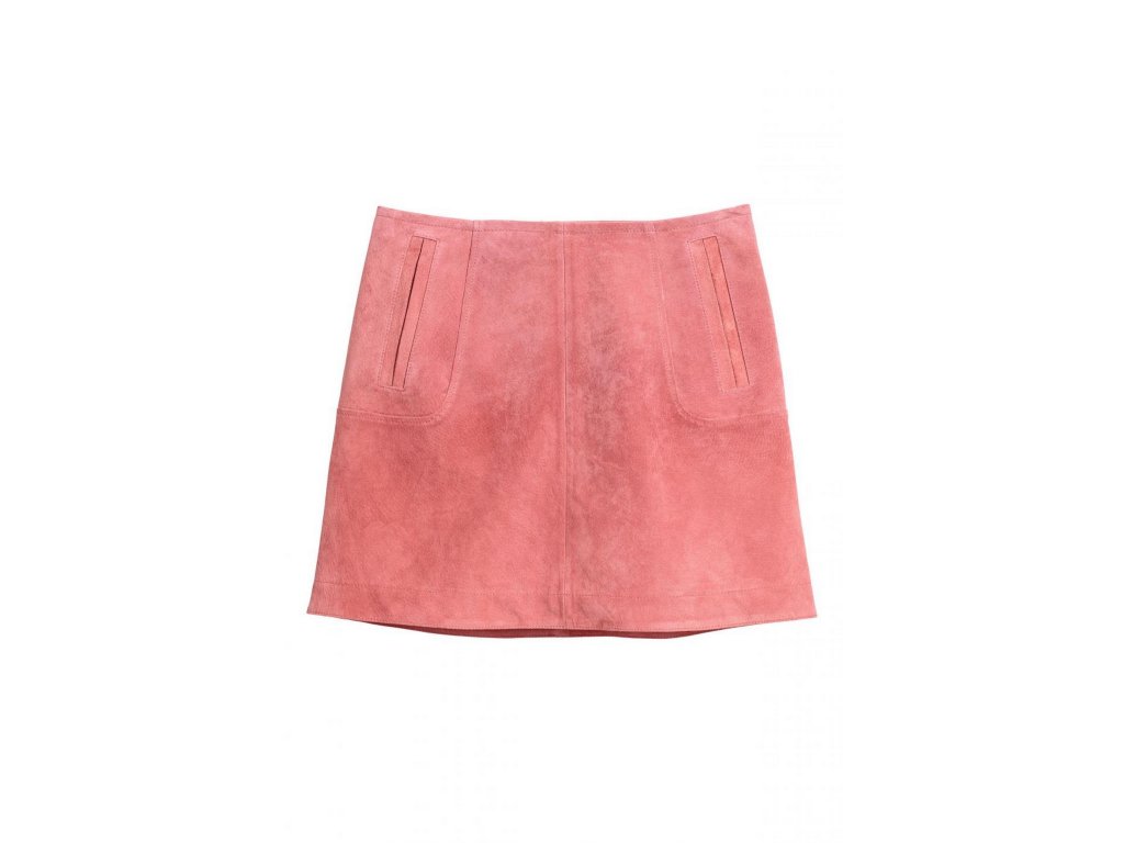 womens short suede skirt vintage pink hm pink skirts