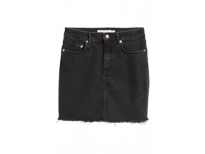 womens denim skirt black denim hm black skirts