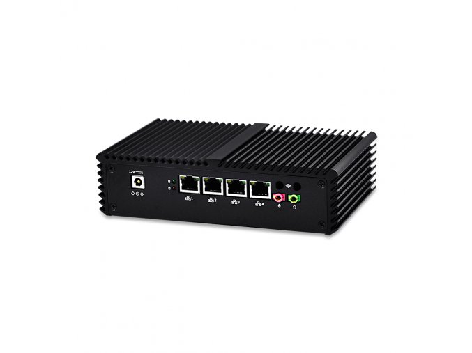 Qotom Mini PC 4 Gigabit Micro PC Core i3 i5 i7 Fanless - AES-NI
