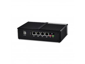 Qotom Mini PC 4 Gigabit Micro PC Core i3 i5 i7 Fanless - AES-NI