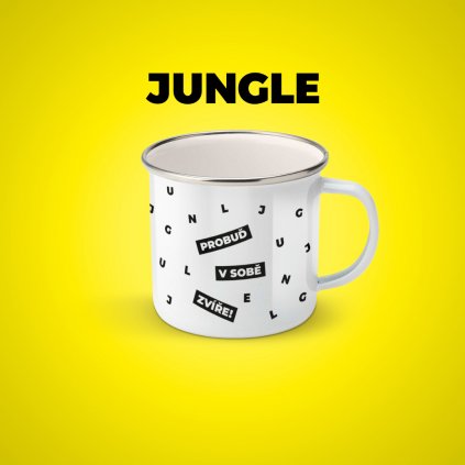 Plecháček JUNGLE písmenka
