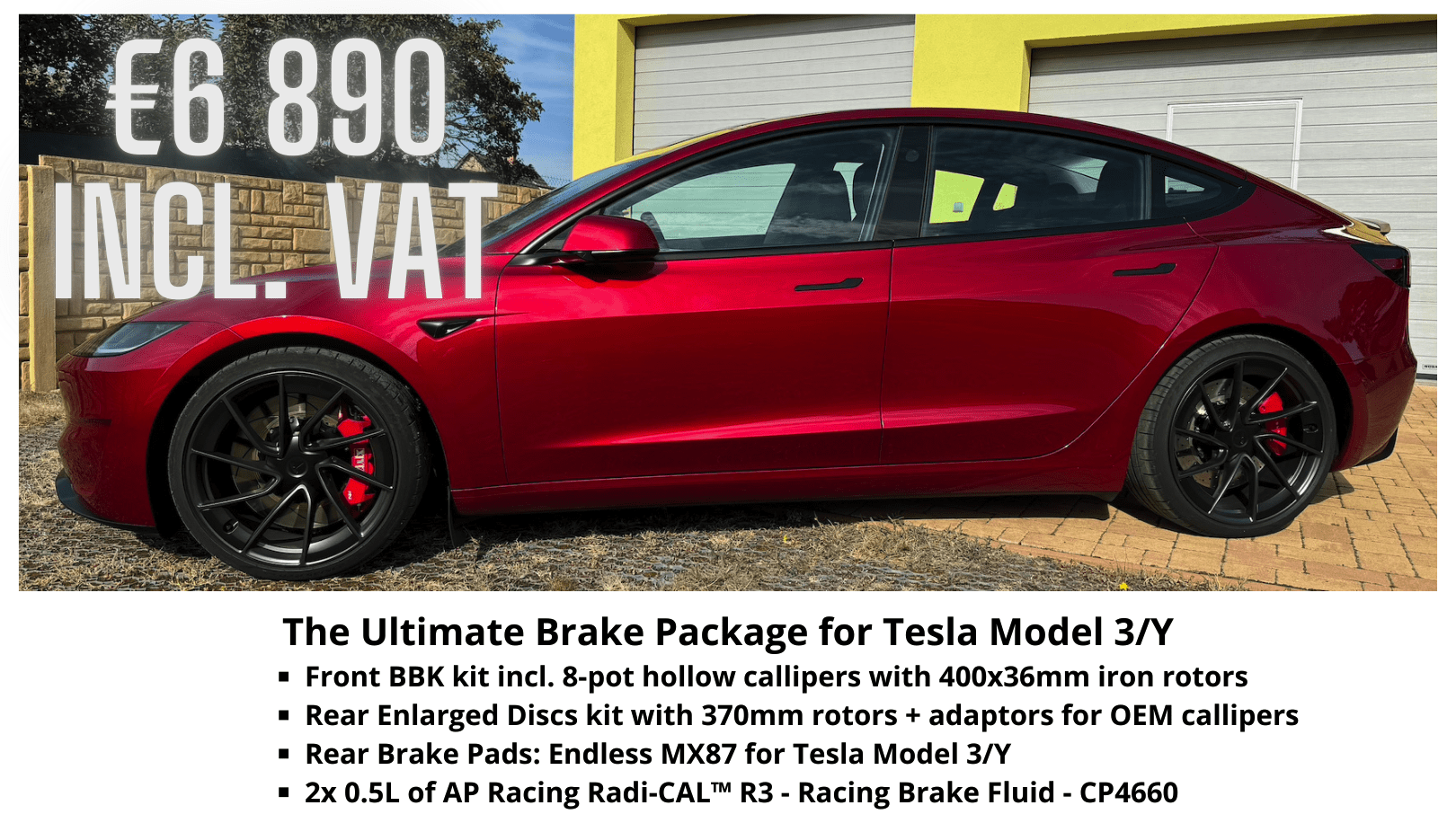 The Ultimate Brake Package for Tesla Model 3/Y