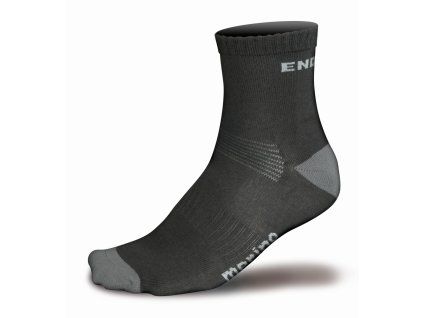 ENDURA - E0035 Ponožky BaaBaa black 2pack (Velikost S/M)