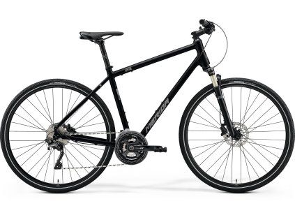 MERIDA CROSSWAY XT-EDITION Glossy Black(Matt Silver) (Velikost M(51))