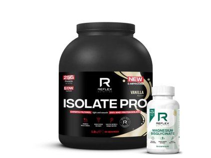 Isolate PRO 1,8kg + Magnesium 90 kapslí ZDARMA (Příchuť vanilka)