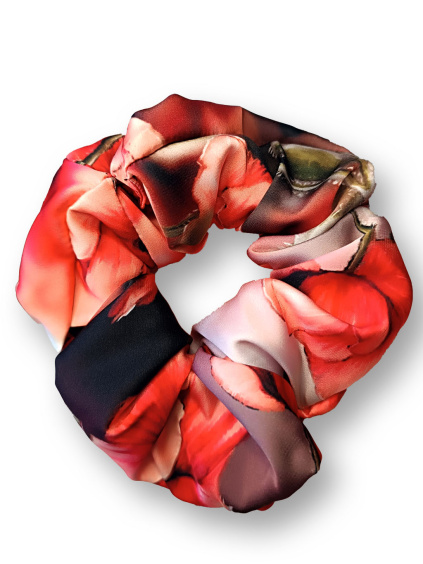 Gumička Scrunchie Máky za noci (1a)