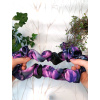 Gumička Scrunchie Tajemné tulipány (5)