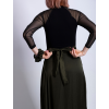Zavinovací sukně Peithó Khaki DIVA La VIDA (4)