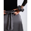 Saténová gumička scrunchies Bohatá Antracitová DIVA La VIDA (4)