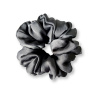 Saténová gumička scrunchies Bohatá Antracitová DIVA La VIDA