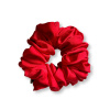 Saténová gumička scrunchies Bohatá Červená DIVA La VIDA