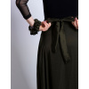 Saténová gumička scrunchies Bohatá Khaki DIVA La VIDA (4)