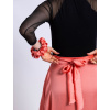 Saténová gumička scrunchies Bohatá Lososová DIVA La VIDA (5)