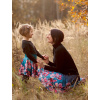 Originalni sukne s kapsami set dcera a mama -Sada Svezi sakura03