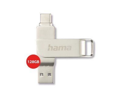 Hama USB flash disk C Rotate Pro, USB C 3.1, 128 GB, 100 MB:s
