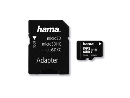 Hama microSDHC 32 GB karta+adapter2