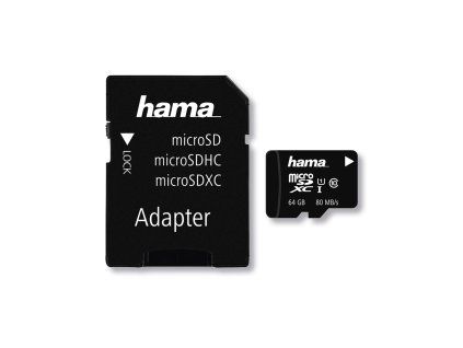 Hama microSDXC 64 GB karta+adapter2