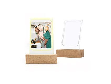 Instax Luminous LED Acrylic Frame Wood Stand