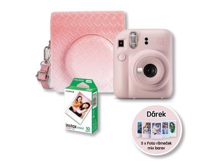 Instax Mini 12 Set Pattern 3v1 Rose