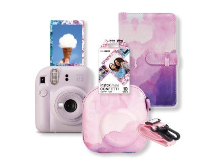 Instax Mini 12 Travel Set CLOUD